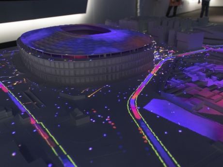 Maqueta para video mapping “Barça, The Exhibition”